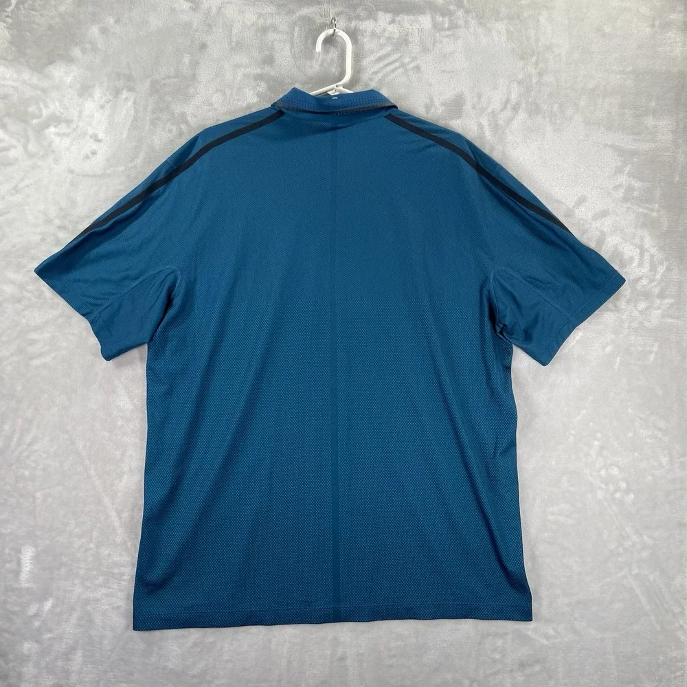 Nike Polo Shirt Mens XL Tiger Woods Collection Marquette University Dri-Fit Golf